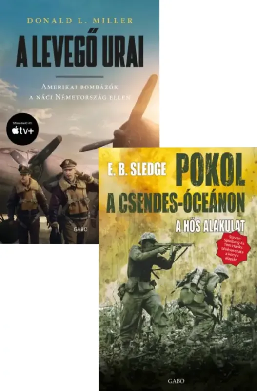 Pokol a Csendes-óceánon - A hős alakulat + A levegő urai - filmes borítóval - Amerikai bombázók a náci Németország ellen Akciós ár