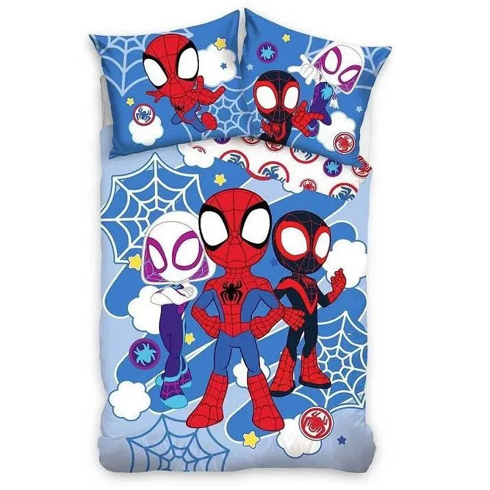 Pókember Spidey Light gyerek ágyneműhuzat 100×135 cm, 40×60 cm Újdonság