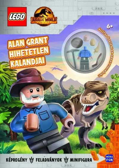 Rendeld meg most Lego Jurassic World - Alan Grant hihetetlen kalandjai - Foglalkoztatókönyv minifigurával