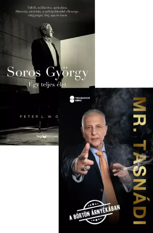 Biztonságos fizetés Mr. Tasnádi - A börtön árnyékában + Soros György - Egy teljes élet