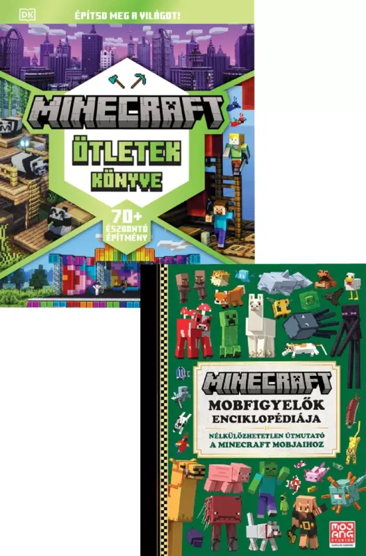 Minecraft - Mobfigyelők enciklopédiája + Minecraft - Ötletek könyve Akció