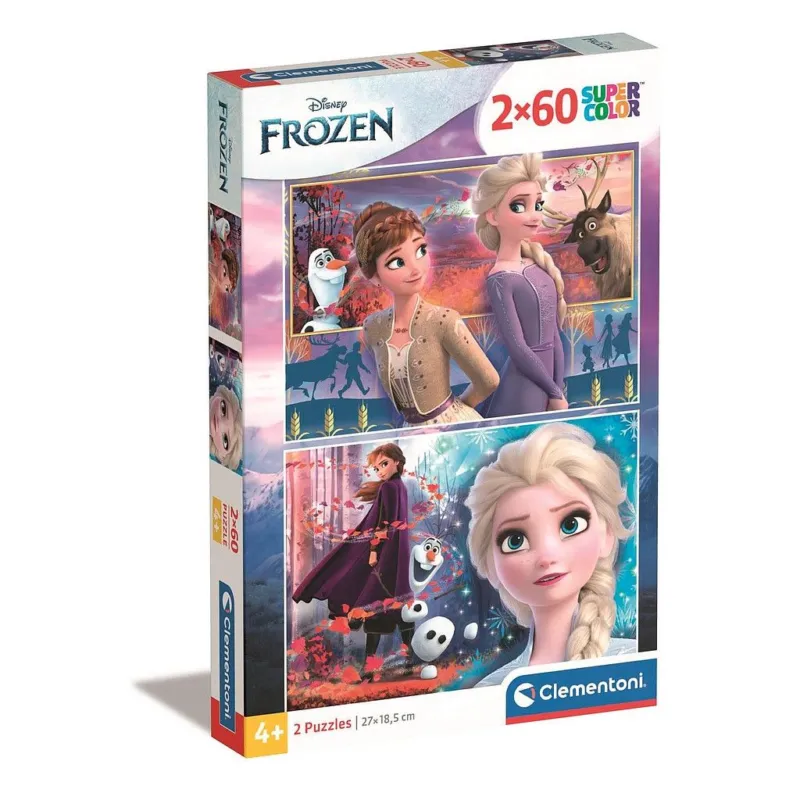 Kiárusítás Disney Jégvarázs Wind 2x60 db-os puzzle Clementoni