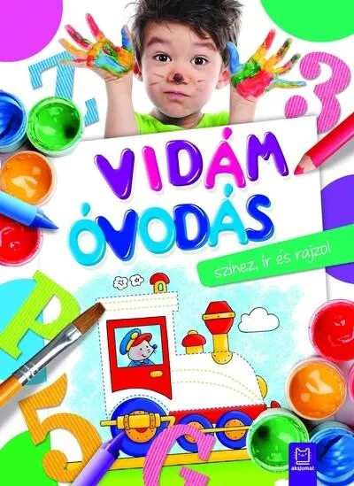 Vidám óvodás színez, ír és rajzol Kedvezmény