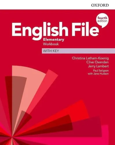 Outlet English File 4E Elementary Workbook with Key