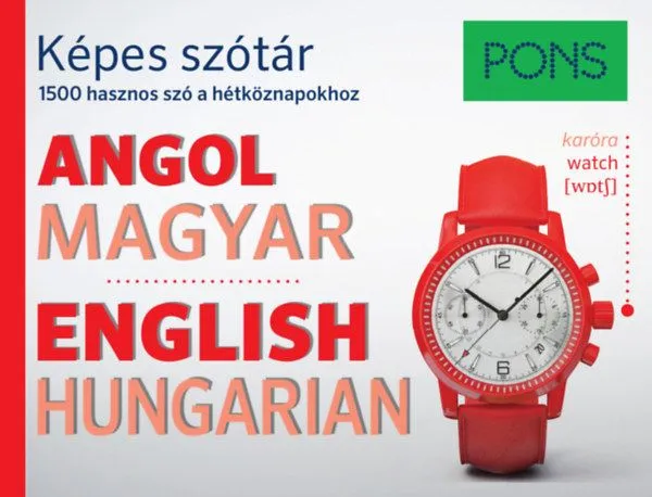 Prémium PONS Képes szótár Angol-Magyar - 1500 hasznos szó a hétköznapokhoz