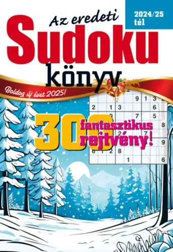 Gyors szállítás Az eredeti Sudoku könyv - 2024/25 tél