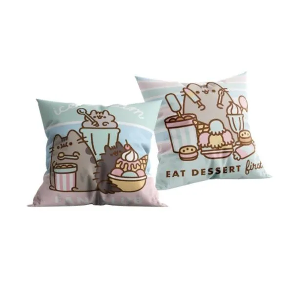 Pusheen Dessert párna, díszpárna 40x40 cm Outlet