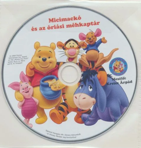 Micimackó és az óriás méhkaptár - Hangoskönyv - CD-ROM Gyors kiszállítás