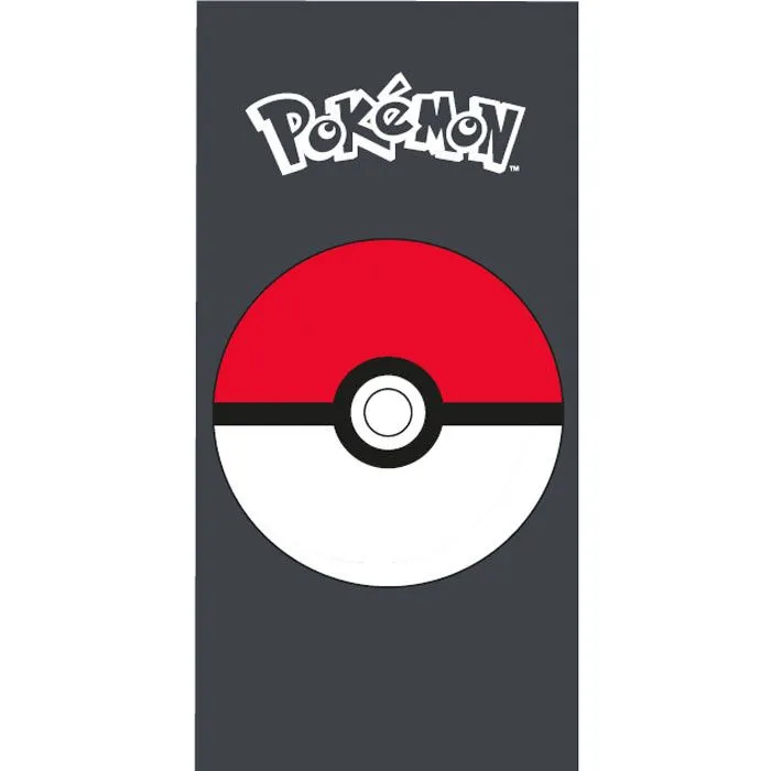 Pokémon Pokeball fürdőlepedő, strand törölköző 70x140cm Csak ma
