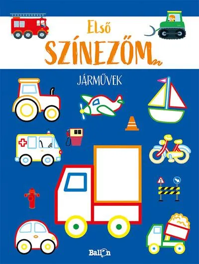 Első színezőm - Járművek Korlátozott ajánlat