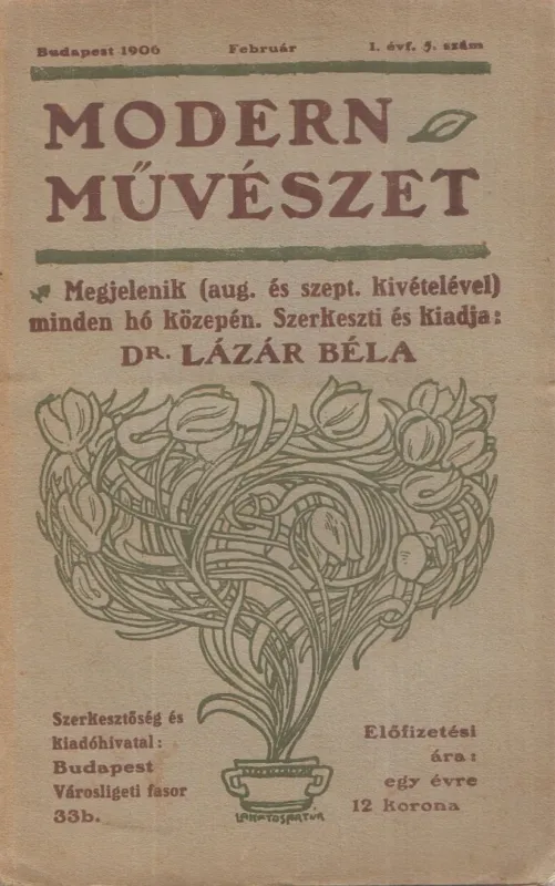 Népszerű Modern Művészet 1906. február