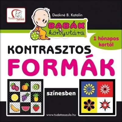 Szuper akció Kontrasztos formák színesben /Babák könyvtára