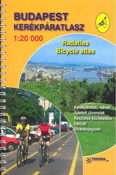 Azonnal elérhető BUDAPEST KERÉKPÁRATLASZ 1:20000