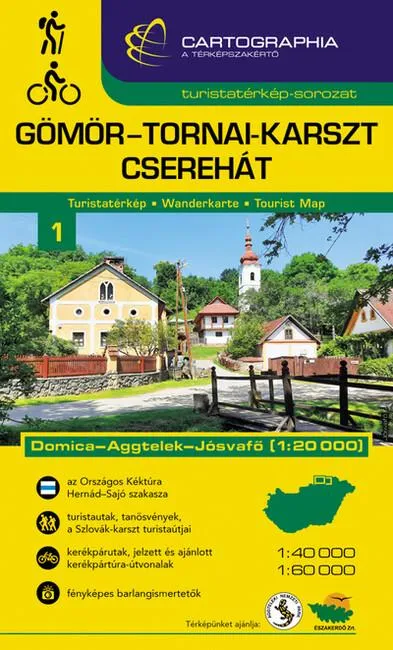 Gömör-Tornai-karszt turistatérkép (új kiadás, 2022) Szuper ajánlat