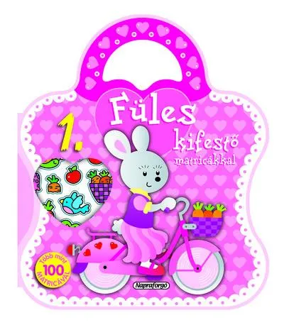 Nézd meg most Füles kifestő matricákkal 1. - Bicikli