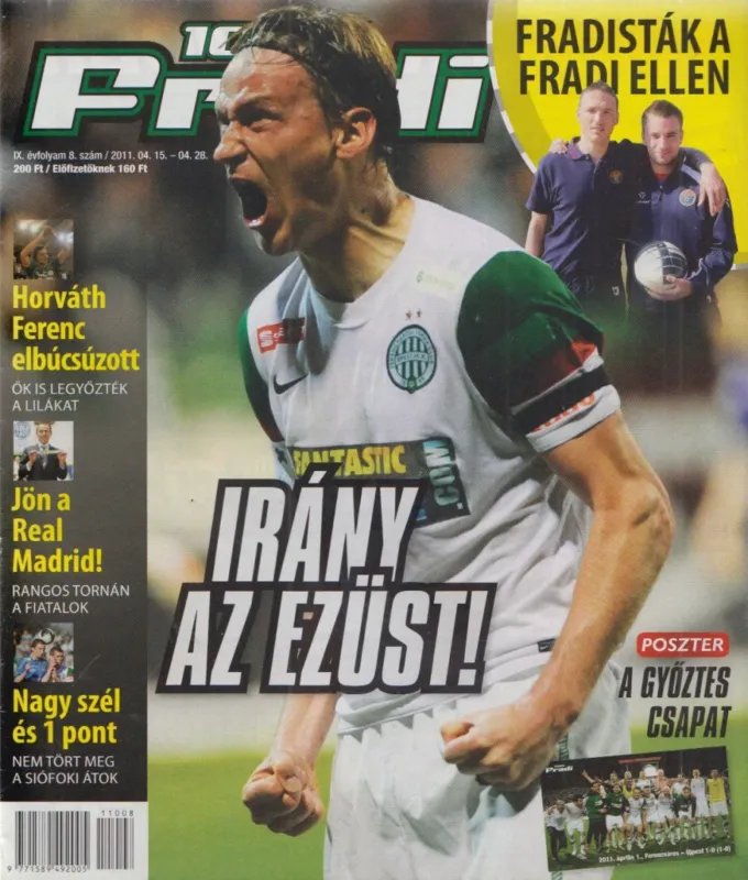 Exkluzív ajánlat 100% Fradi IX. évf. 8. szám