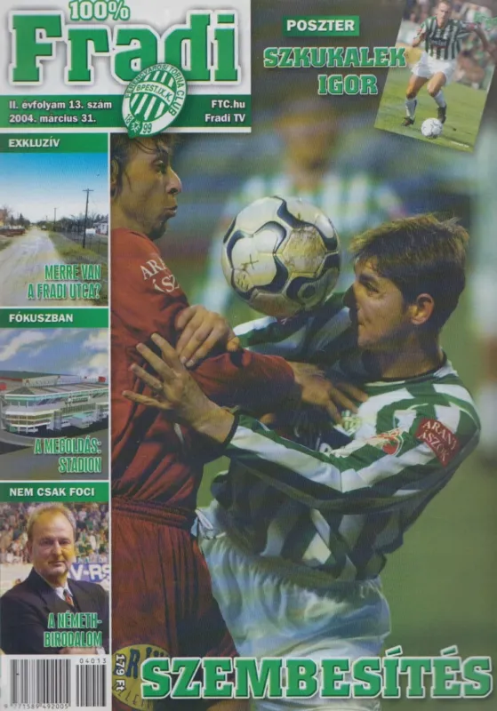 Biztonságos fizetés 100% Fradi II. évf. 13. szám
