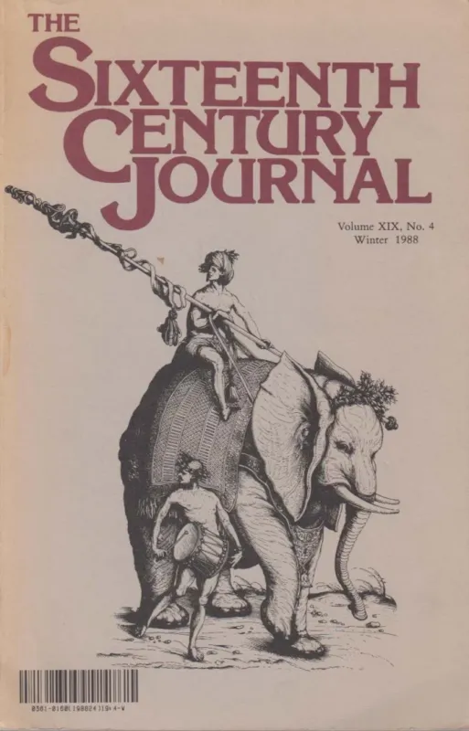 Legkelendőbb The Sixteenth Century Journal 1988. Vol. 19, No. 4