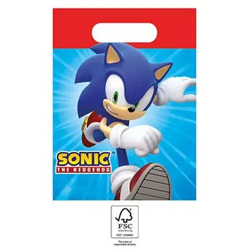 Vedd meg most Sonic a sündisznó Sega papír ajándéktasak 4 db-os