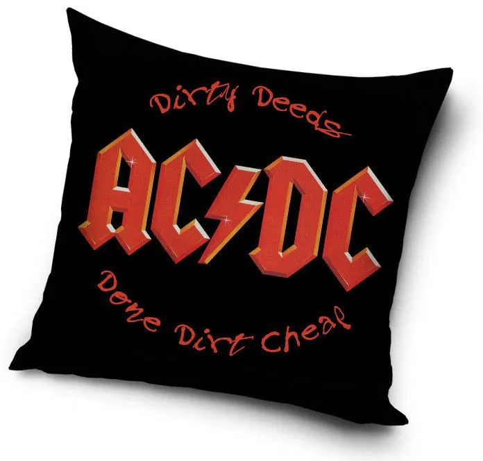 AC/DC párna, díszpárna 40-40 cm Gyors szállítás