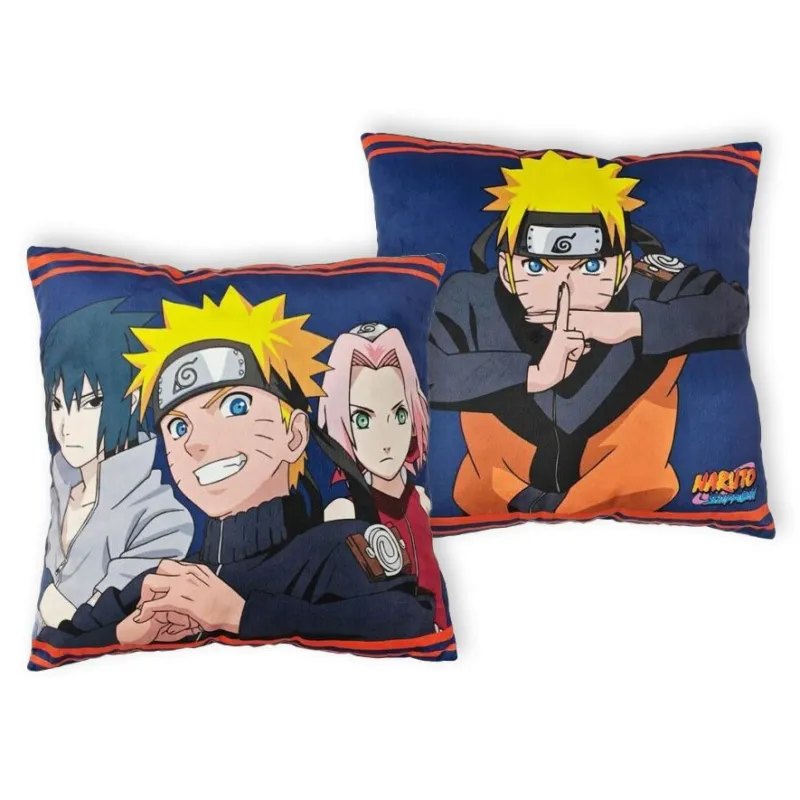Vedd meg most Naruto Team párna, díszpárna 40x40 cm Velúr