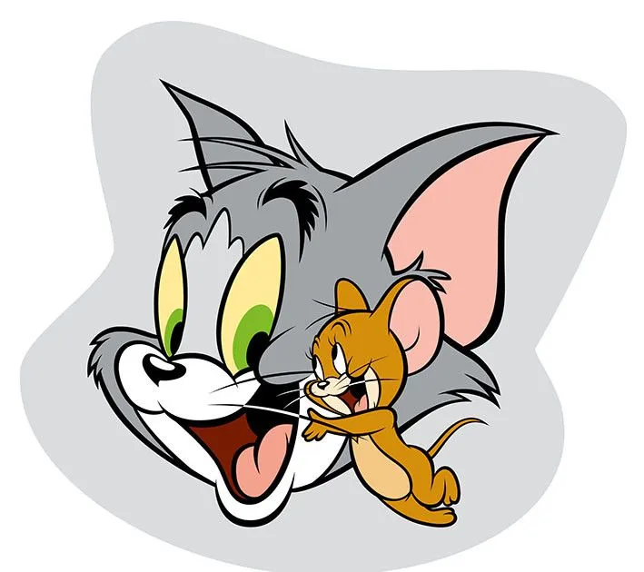 Akciós ár Tom és Jerry formapárna, díszpárna 32-32 cm