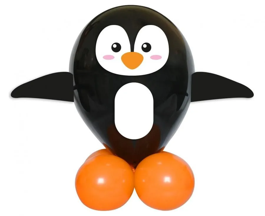Árcsökkenés Cute Animal Penguin, Pingvin léggömb, lufi szett