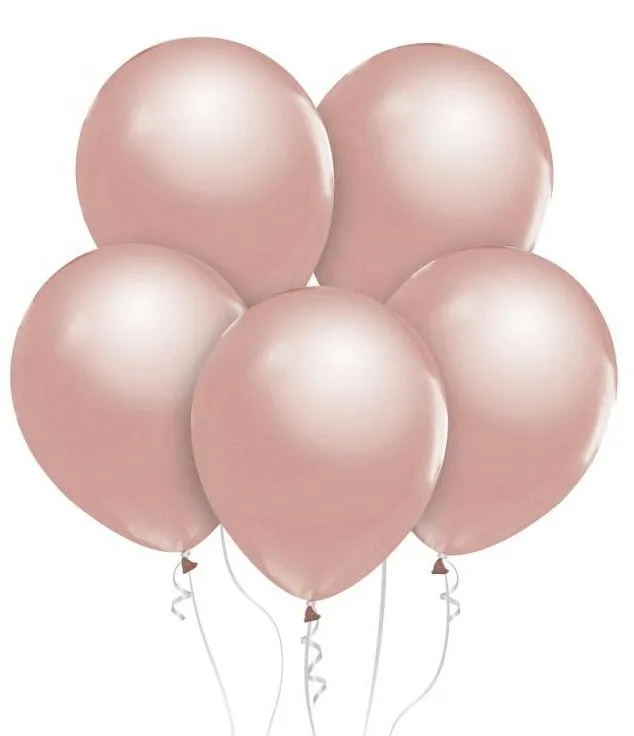 Vedd meg online Rózsaszín Light Pink Metallic léggömb, lufi 10 db-os 12 inch (30 cm)
