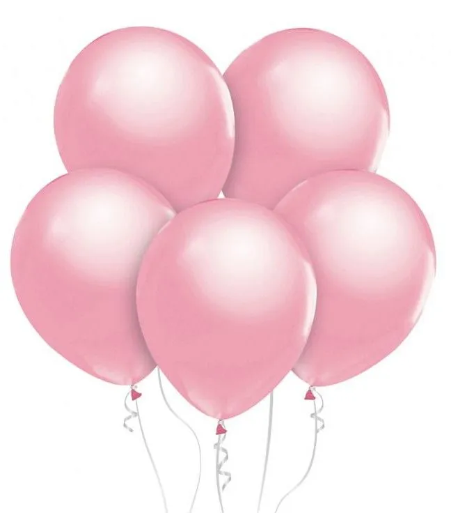Rózsaszín Pink Metallic léggömb, lufi 10 db-os 12 inch (30 cm) Alacsony ár