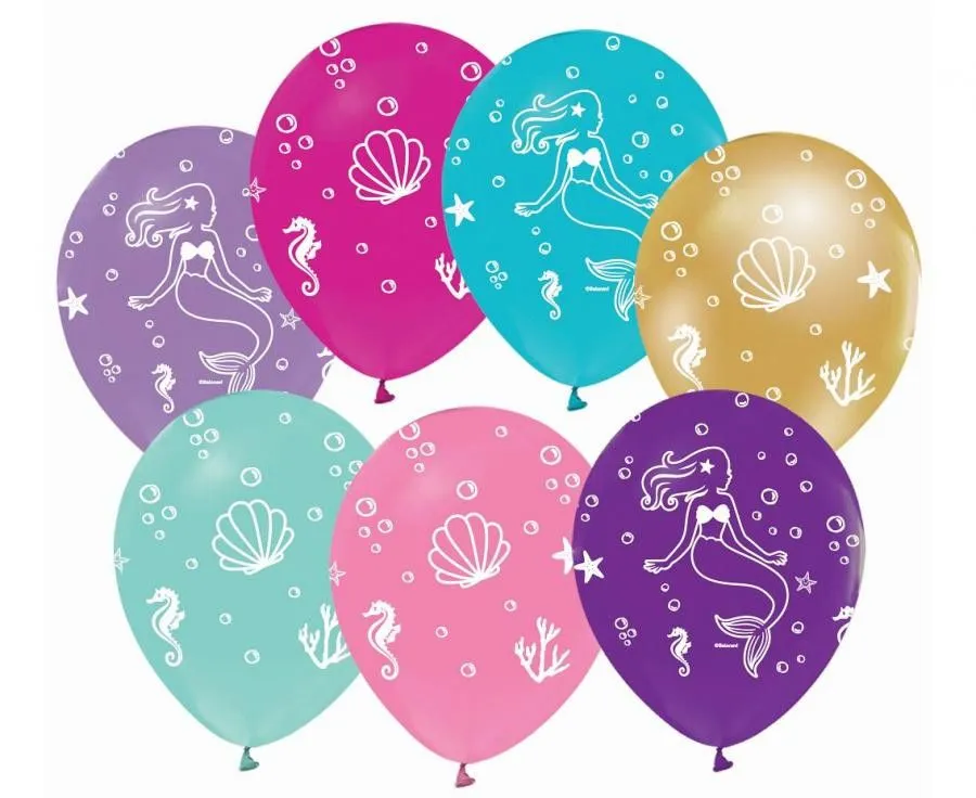 Underwater World, Vízivilág léggömb, lufi 5 db-os 12 inch (30 cm) Biztonságos fizetés