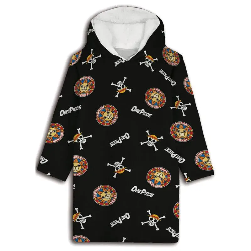 One Piece Thousand Sunny belebújós plüss polár takaró, poncsó Rendeld meg most