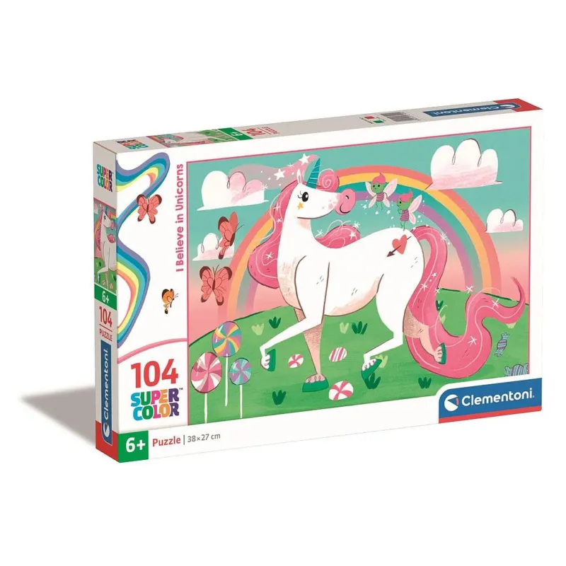 Legkelendőbb Unikornis Believe 104 db-os puzzle Clementoni