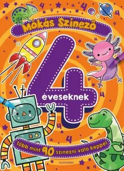 Mókás színező 4 éveseknek Gyors szállítás