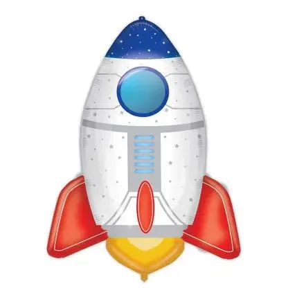 Space Rocket, Rakéta fólia lufi 77 cm Biztonságos vásárlás