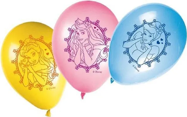 Prémium Disney Hercegnők Live Your Story léggömb, lufi 8 db-os