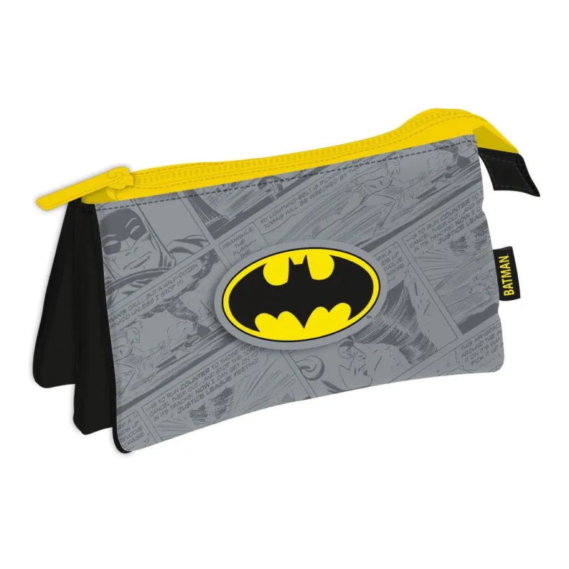 Batman Grey 3 rekeszes tolltartó 21 cm Szezonális akció