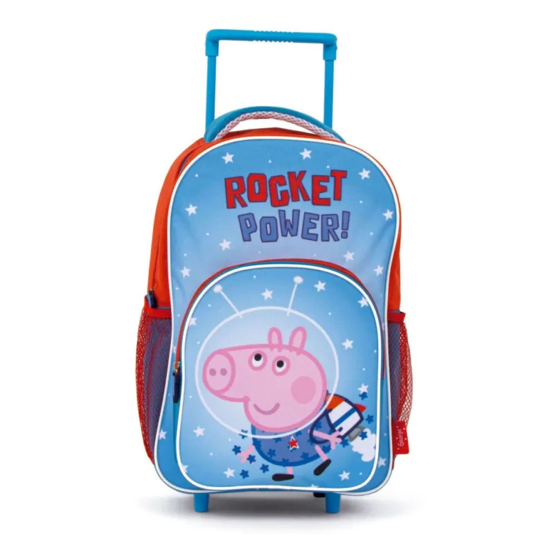 Peppa malac Rocket gurulós ovis hátizsák, táska 36 cm Kedvezményes ár