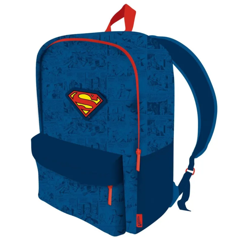Azonnali szállítás Superman Comic iskolatáska, táska 41 cm