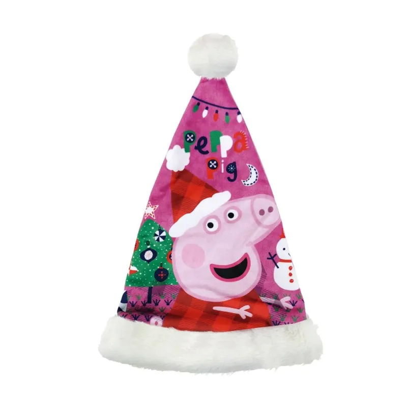 Peppa malac Pink mikulás sapka 37 cm Ne maradj le