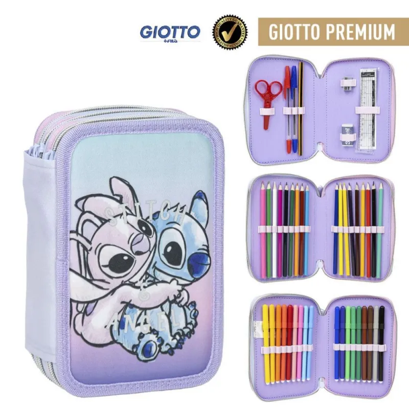 Azonnali szállítás Disney Lilo és Stitch, A csillagkutya Angel tolltartó töltött 3 emeletes