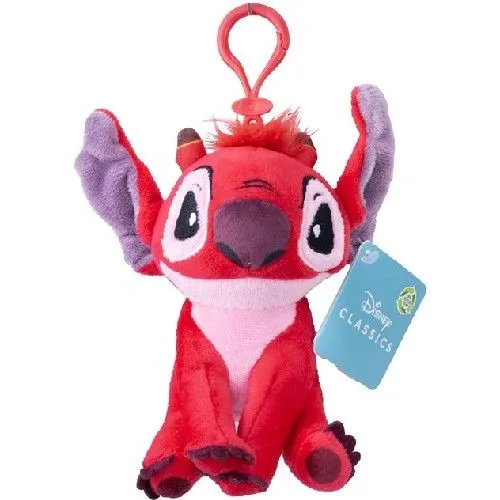 Végkiárusítás Disney Lilo és Stitch, A csillagkutya Leroy 3D plüss figura akasztóval 14 cm