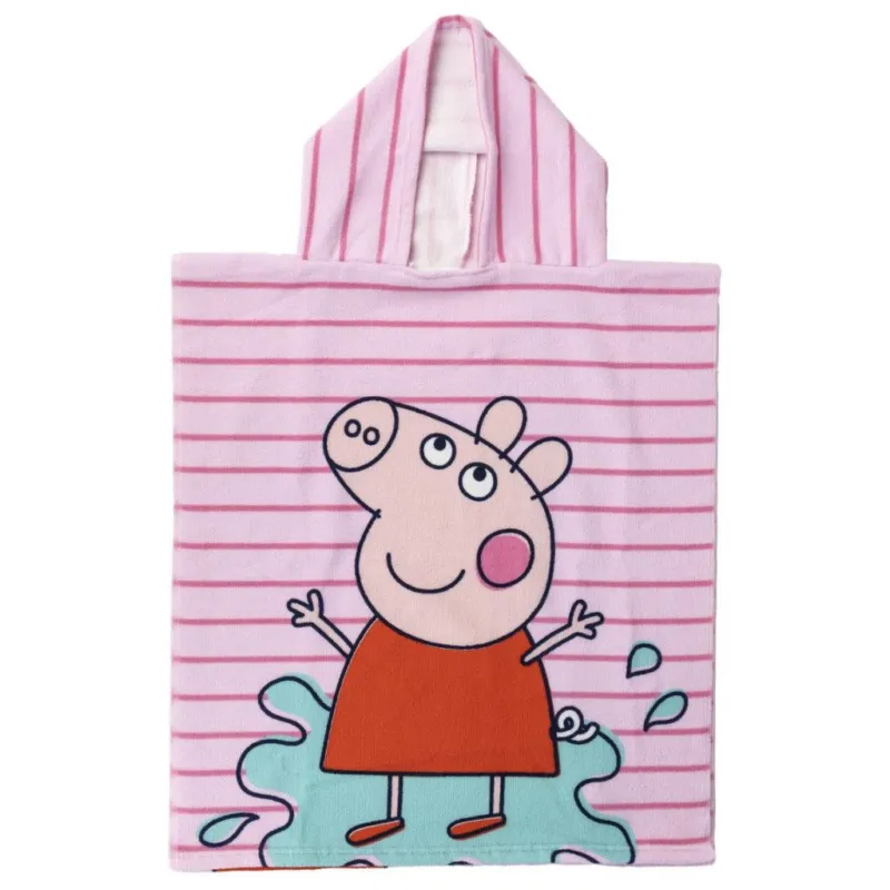 Peppa malac Sunny Day strand törölköző poncsó 50 x 115 cm Gyors kiszállítás