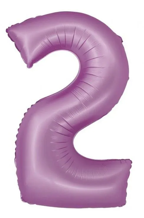 Bestseller Levendula 2-es Lavender Mat szám fólia lufi 76 cm