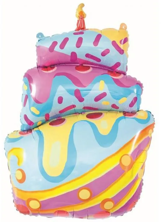 Ne maradj le Torta Birthday Cake fólia lufi 77 cm