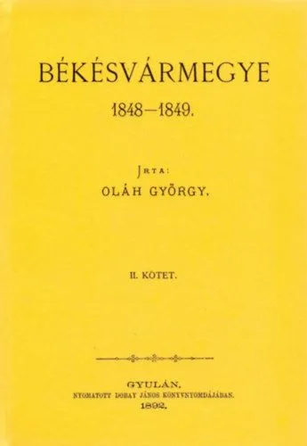 Békésvármegye 1848-1849 II. Outlet