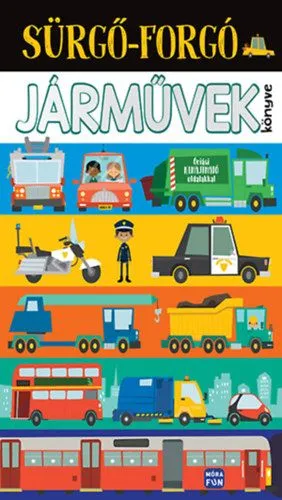 Sürgő-forgó járművek könyve Expressz kézbesítés