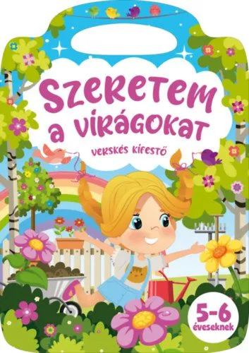 Alacsony ár Szeretem a virágokat - versikés kifestő
