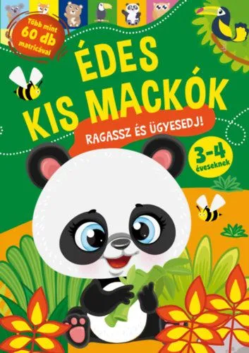 Szezonális akció Édes kis mackók - Ragassz és ügyesedj!