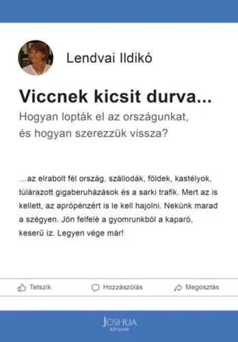 Vedd meg online Viccnek kicsit durva... - Hogyan lopták el az országunkat, és hogyan szerezzük vissza?