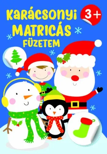 Azonnali szállítás Karácsonyi matricás füzetem